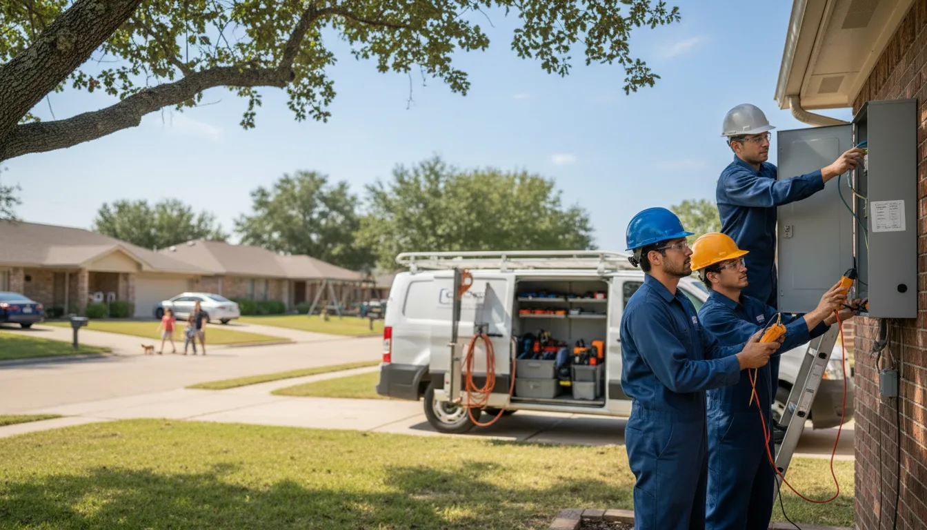 Certified electrician providing emergency electrical services in Kohler, WI